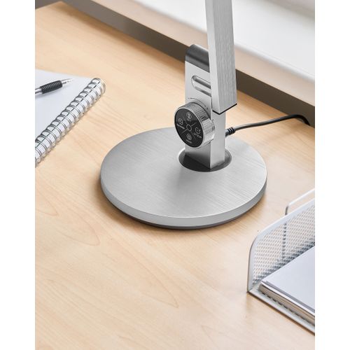 Lampe De Bureau LED Cetus Avec Variateur Argenté