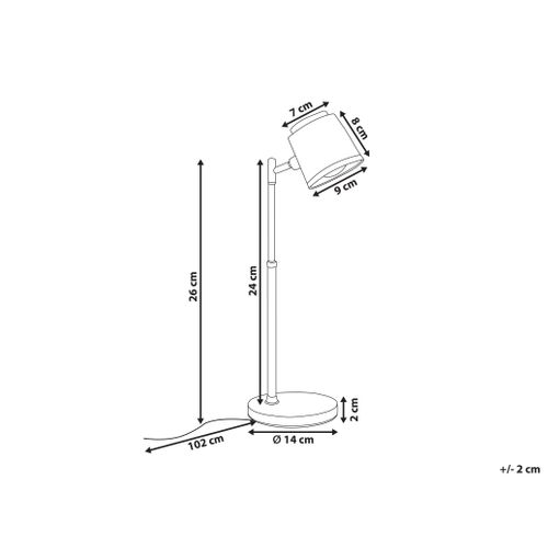 Lampe De Bureau LED Libra Avec Variateur Blanc