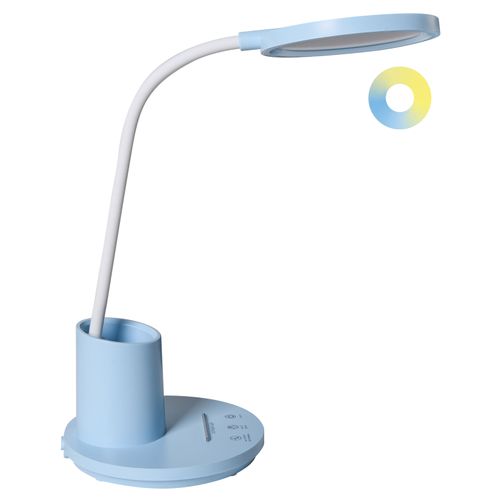 Lampe De Bureau LED Vela Avec Variateur Bleu