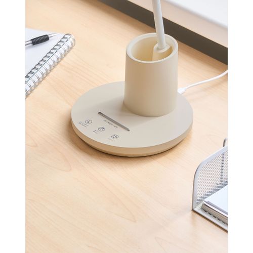 Lampe De Bureau LED Vela Avec Variateur Beige Clair