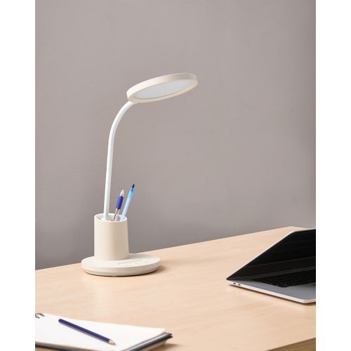 Lampe De Bureau LED Vela Avec Variateur Beige Clair