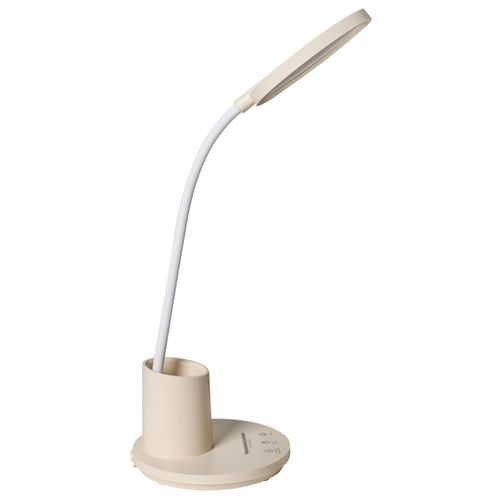 Lampe De Bureau LED Vela Avec Variateur Beige Clair