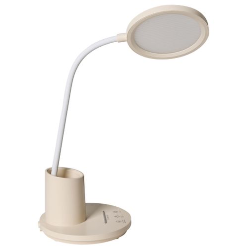 Lampe De Bureau LED Vela Avec Variateur Beige Clair