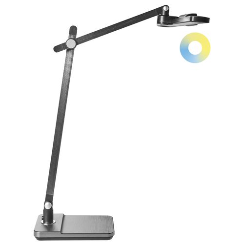 Lampe De Bureau LED Serpens Avec Variateur Gris
