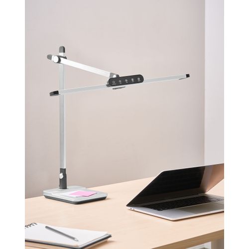 Lampe De Bureau LED Serpens Avec Variateur Argenté