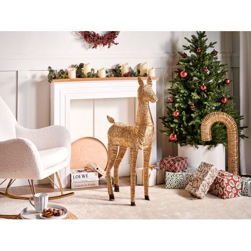 Décoration De Noël LED Akureyri Renne 110 Cm Doré