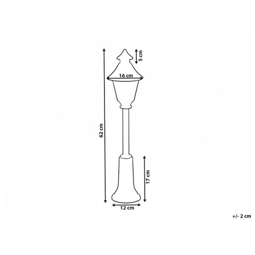 Décoration De Noël LED Alftanes Lampadaires 62 Cm Doré