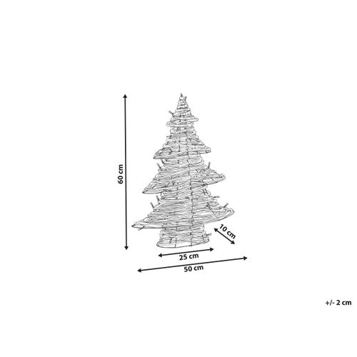 Décoration De Noël LED Fureso Arbre De Noël 60 Cm Naturel