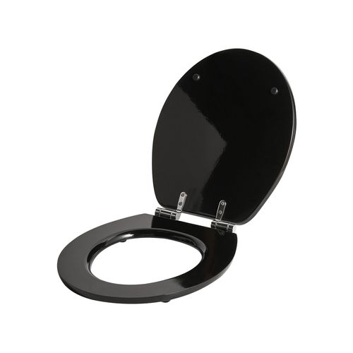 Abattant Wc Inirida Fermeture Douce Mdf Noir