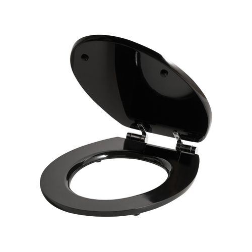 Abattant Wc Inirida Fermeture Douce Mdf Noir