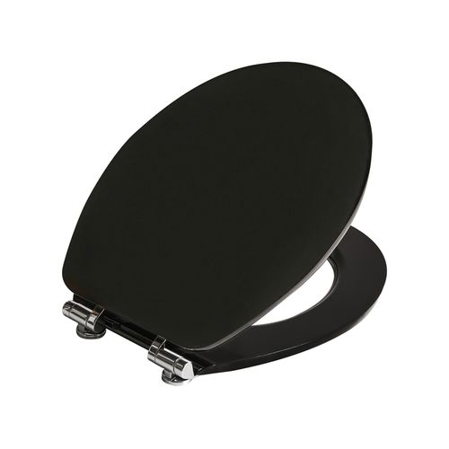 Abattant Wc Inirida Fermeture Douce Mdf Noir