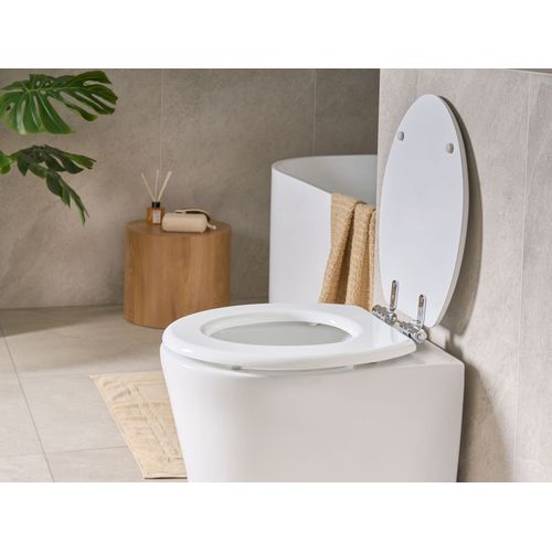 Abattant Wc Mazaruni Fermeture Douce Mdf Blanc