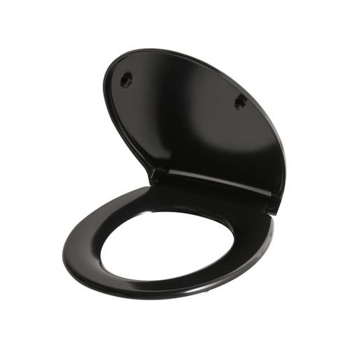 Abattant Wc Papuri Fermeture Douce Duroplast Noir