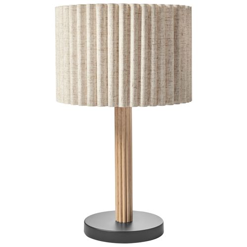 Lampe à Poser Belessa Lin Beige Clair