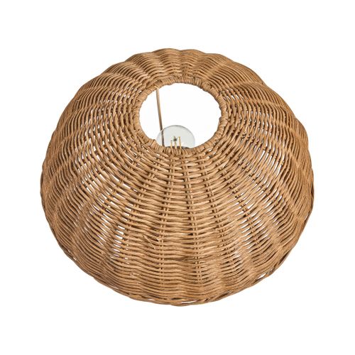 Lampe à Poser Champignon Alero Rotin Naturel