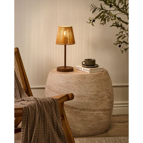 Lampe à Poser Hanger Métal Marron