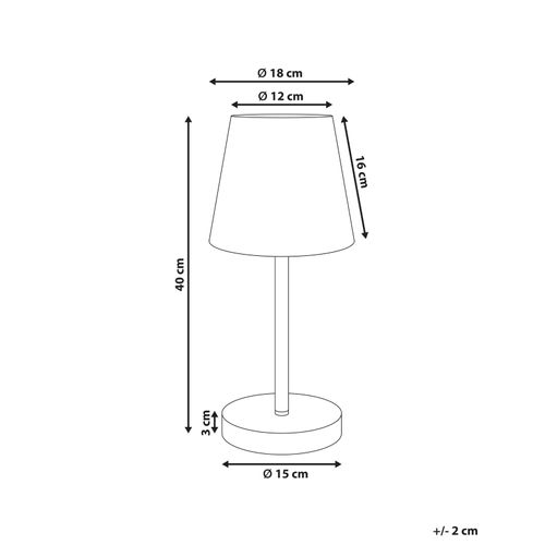 Lampe à Poser Hanger Métal Marron