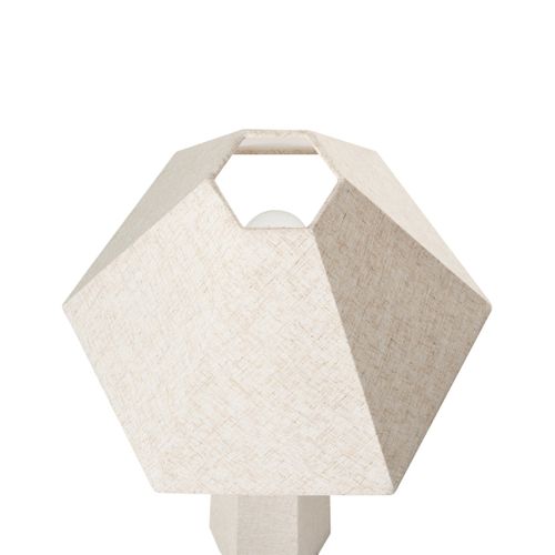 Lampadaire Dembi Lin Synthétique Beige Clair