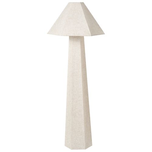 Lampadaire Dembi Lin Synthétique Beige Clair