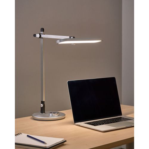 Lampe De Bureau LED Hydrus Avec Variateur Argenté