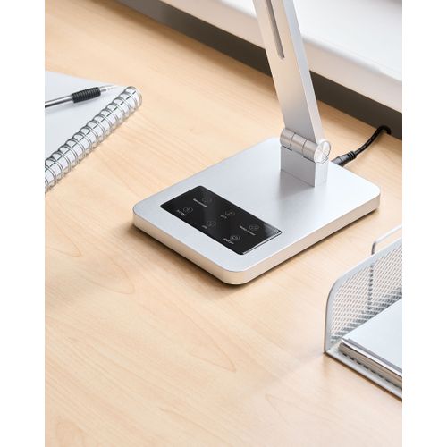 Lampe De Bureau LED Lepus Avec Détecteur De Mouvement Argenté