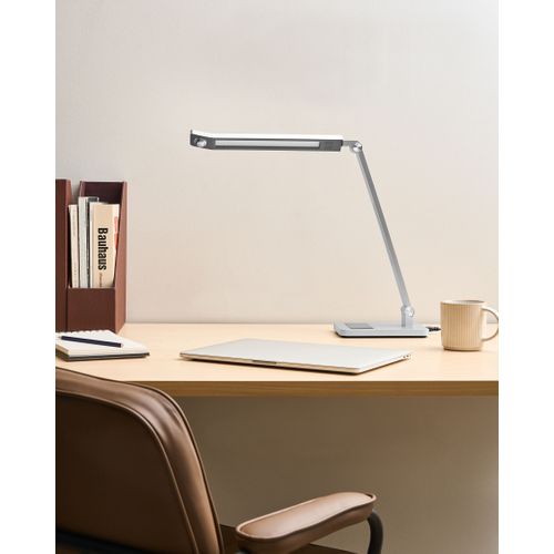 Lampe De Bureau LED Lepus Avec Détecteur De Mouvement Argenté