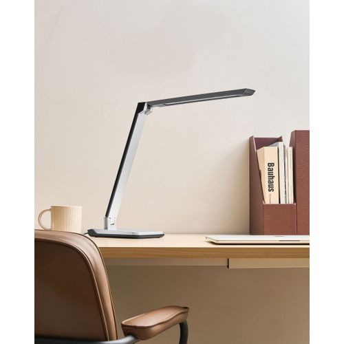 Lampe De Bureau LED Pictor Avec Variateur Argenté
