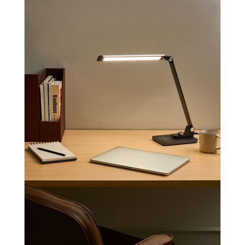 Lampe De Bureau LED Enif Avec Chargeur Sans Fil Noir