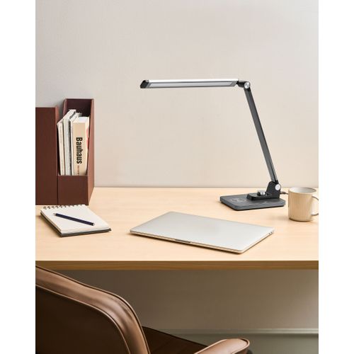 Lampe De Bureau LED Enif Avec Chargeur Sans Fil Noir