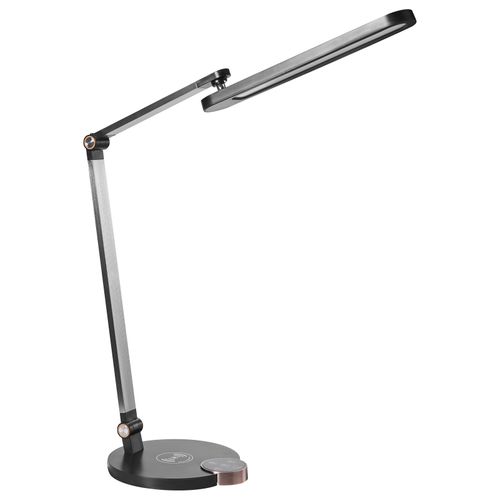 Lampe De Bureau LED Caroy Avec Chargeur Sans Fil Noir