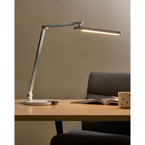 Lampe De Bureau LED Caroy Avec Chargeur Sans Fil Blanc