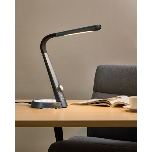 Lampe De Bureau LED Canopus Avec Port USB Noir