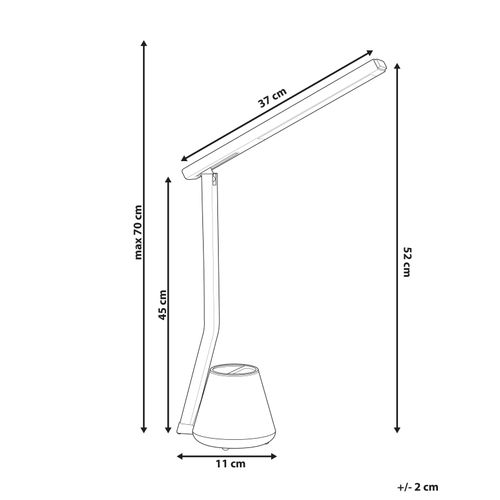 Lampe De Bureau LED Deneb Avec Variateur Blanc