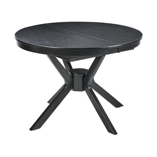 Table De Salle à Manger Extensible Tymis Chêne Noir 107/137 Cm 107 Cm