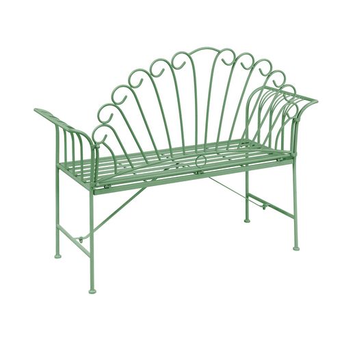 Banc De Jardin Cavinia 125 Cm Métal Vert