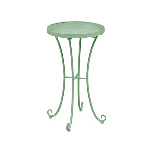 Table D'appoint Pour Le Jardin Cavinia 40 Cm 40 Cm Métal Vert
