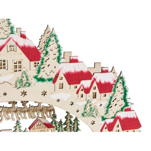 Décoration De Noël LED Bolkesjo 39 Cm Marron Clair