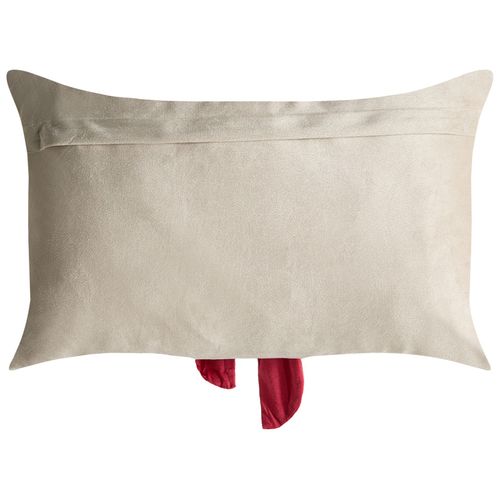 Lot De 2 Coussins Décoratifs Belle Velours 50 X 30 Cm Taupe Motif De Noël