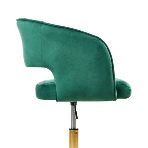 Chaise De Bureau Katonah Velours Vert