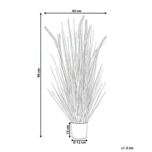 Plante Artificielle Bristlegrass 90 Cm Vert