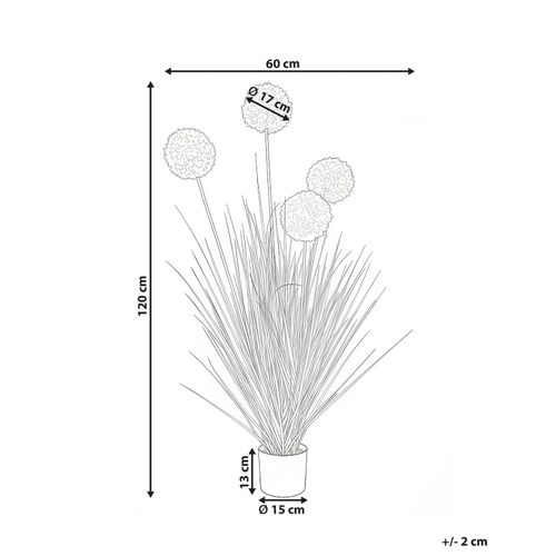 Plante Artificielle Snowball Bush 120 Cm Blanc