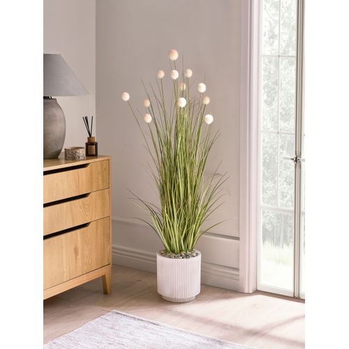 Plante Artificielle Pompom Grass 120 Cm Vert