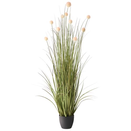 Plante Artificielle Pompom Grass 120 Cm Vert