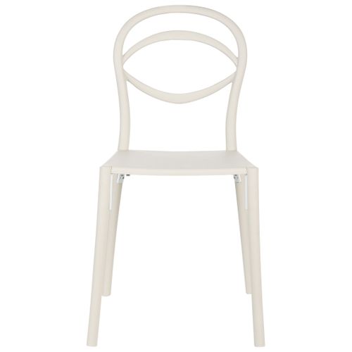 Lot De 4 Chaises De Jardin Covolo Blanc Cassé