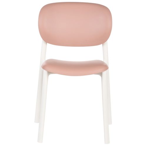 Lot De 4 Chaises De Jardin Musano Rose Pastel