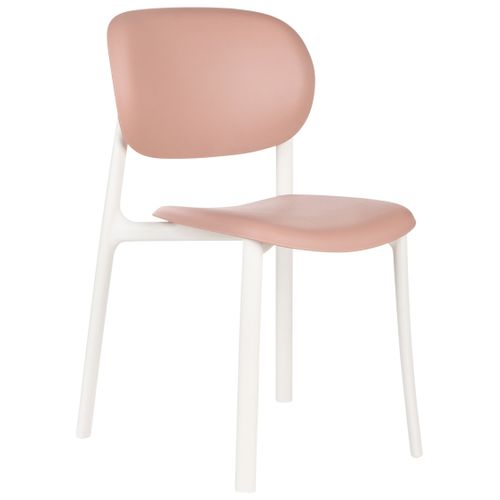 Lot De 4 Chaises De Jardin Musano Rose Pastel