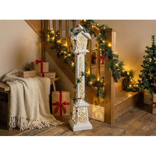 Décoration De Noël LED Lummene Lampadaires 80 Cm Blanc