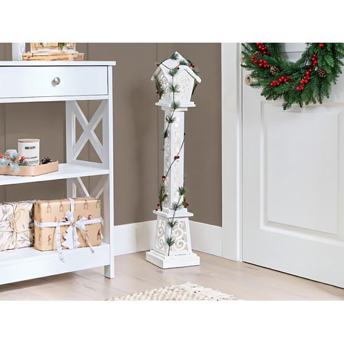 Décoration De Noël LED Lummene Lampadaires 80 Cm Blanc