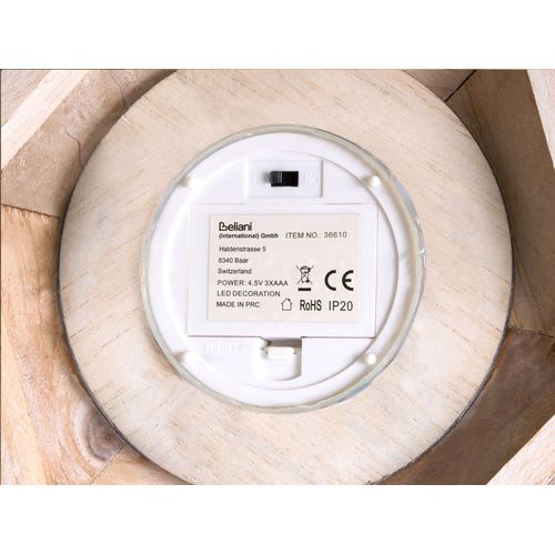 Décoration De Noël LED Pajarvi 40 Cm Marron Clair