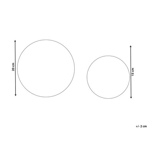Décoration De Noël Bolmen Boule De Cristal 15/20 Cm Noir